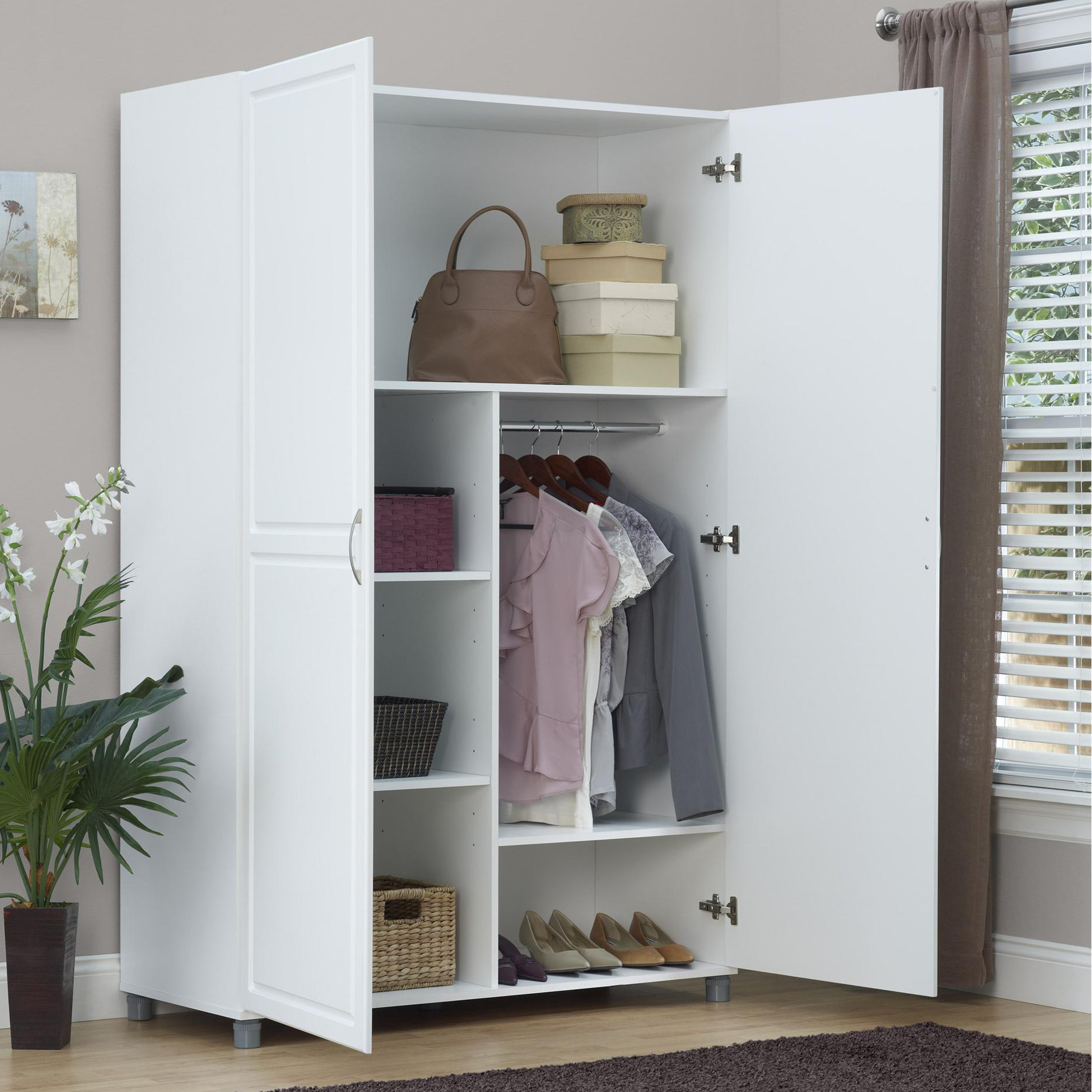 Ameriwood System Build Wardrobe & Reviews Wayfair