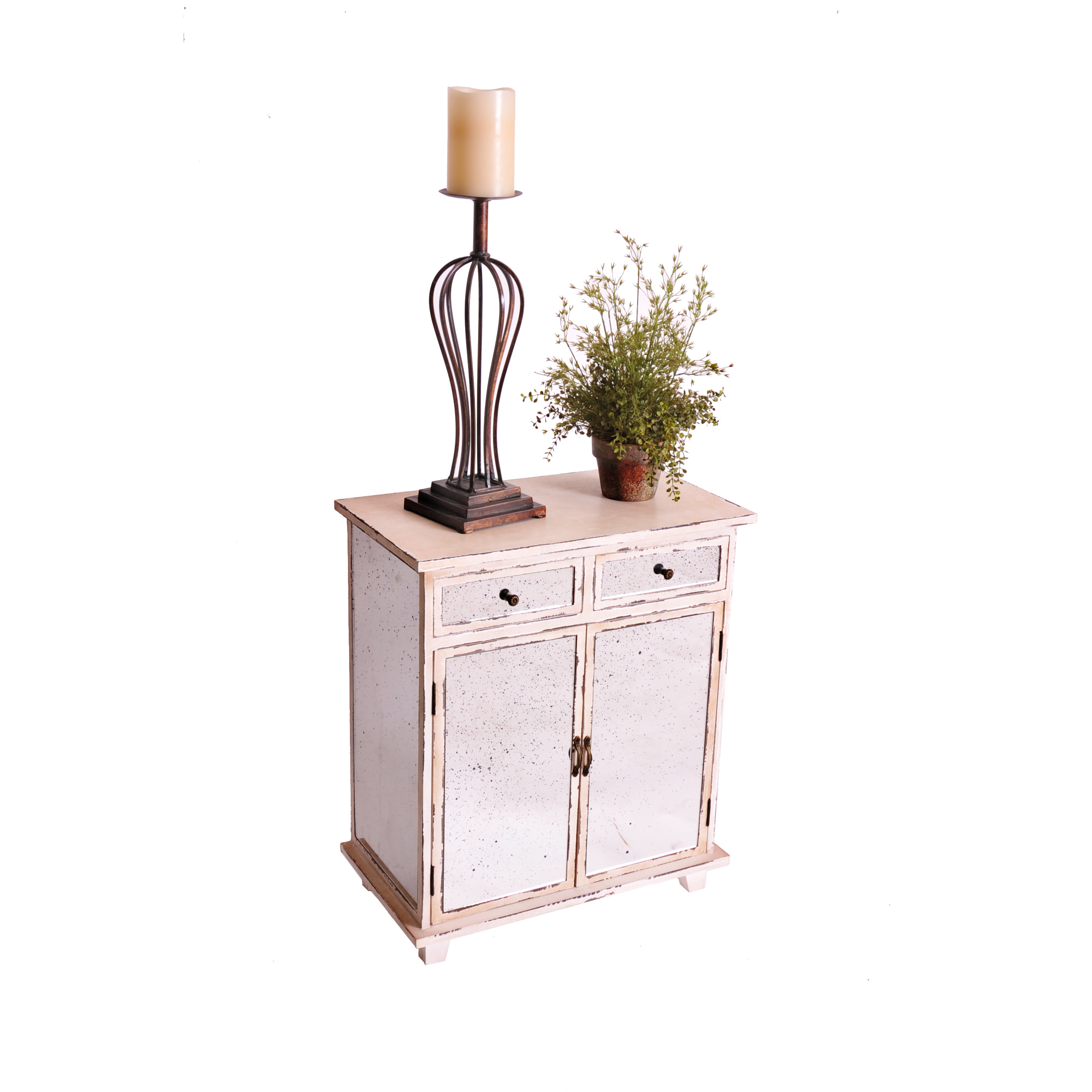 RTA Home And Office Haven Mirrored Nightstand & Reviews Wayfair