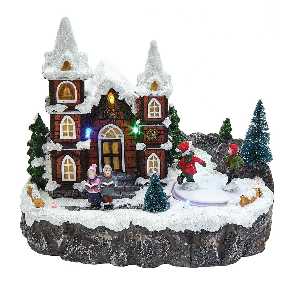 Kurt Adler Musical LED Christmas Village Wayfair.ca