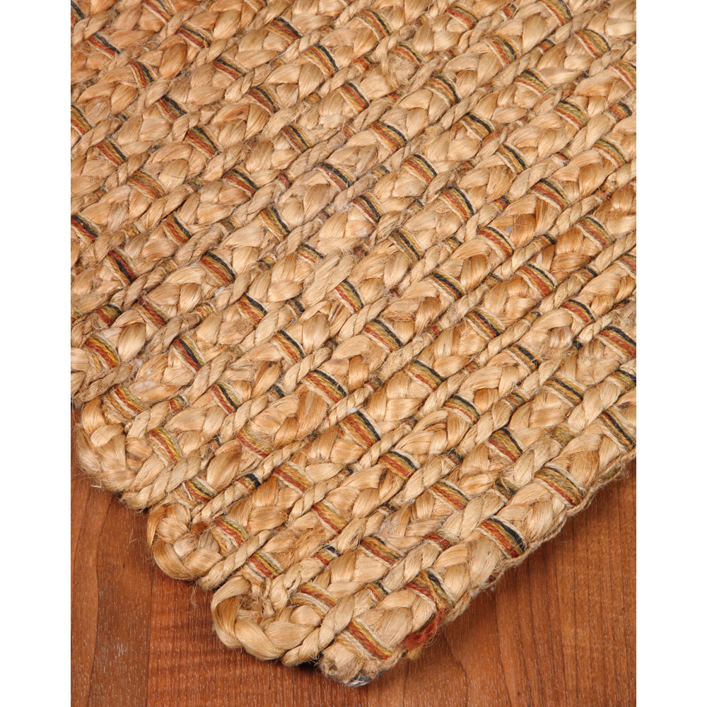 Natural Area Rugs Brentwood 100 Natural Jute Hand Woven Area Rug
