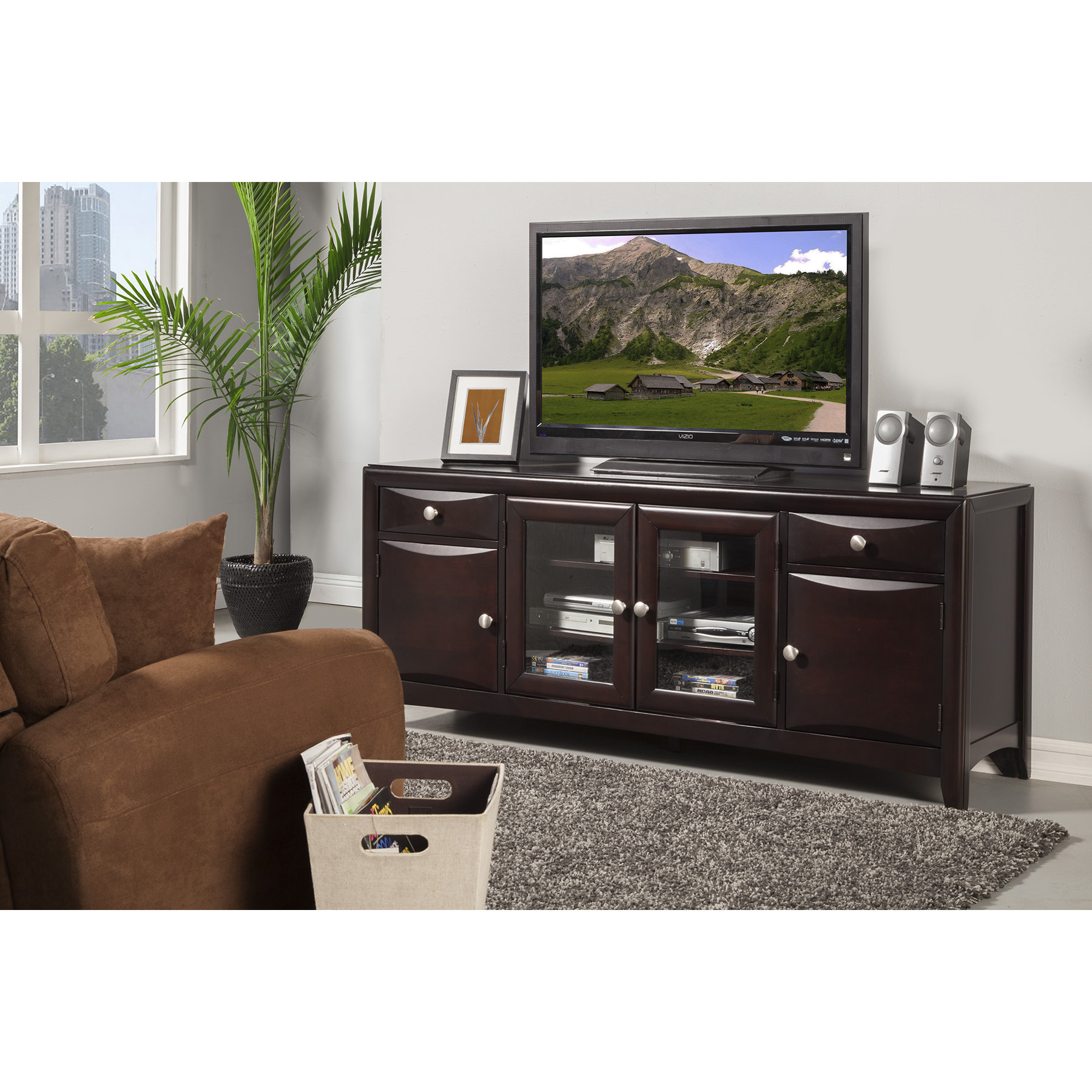 Alpine Furniture Laguna 72" TV Stand & Reviews Wayfair