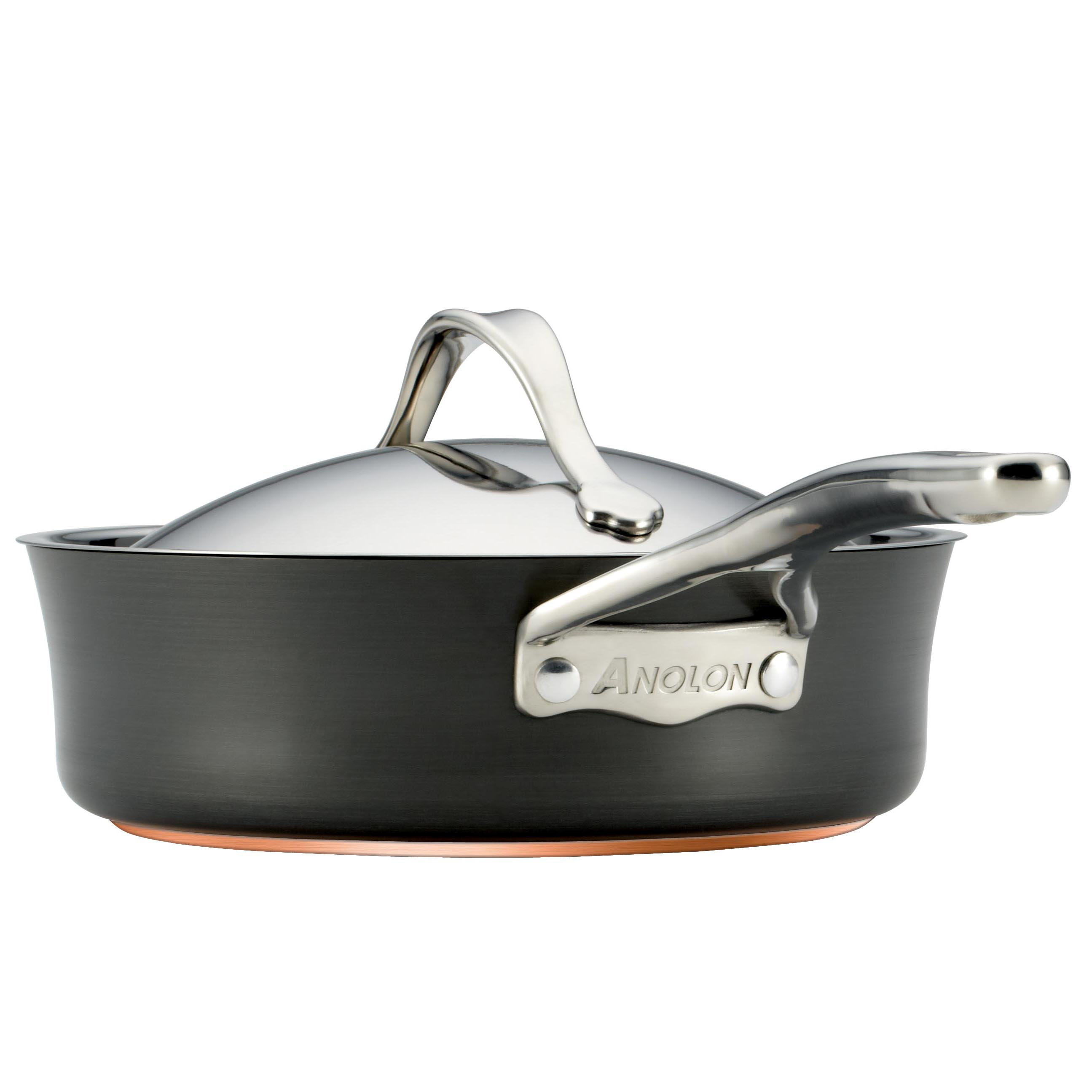 Anolon Nouvelle Copper 5qt. Saute Pan with Lid & Reviews Wayfair