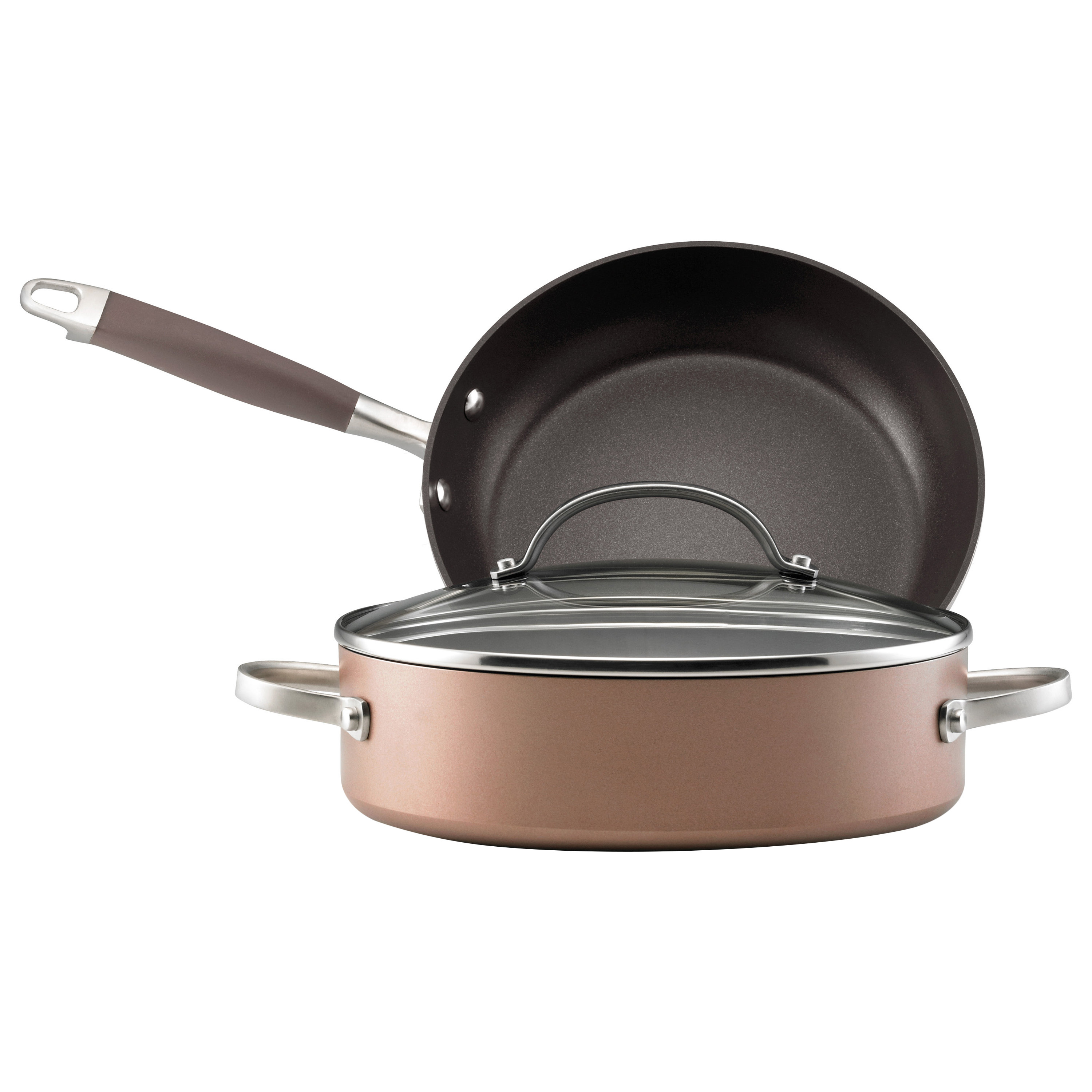 Anolon Advanced Bronze 3 Piece Cookware Set & Reviews Wayfair
