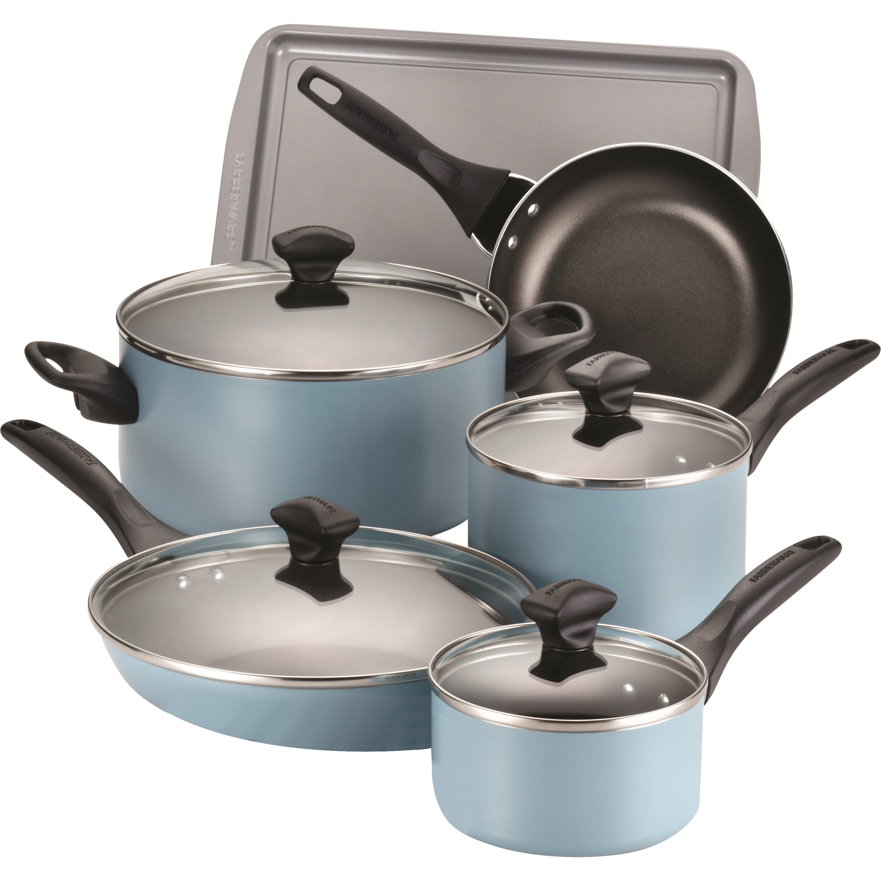 Farberware 15 Piece NonStick Cookware Set & Reviews Wayfair