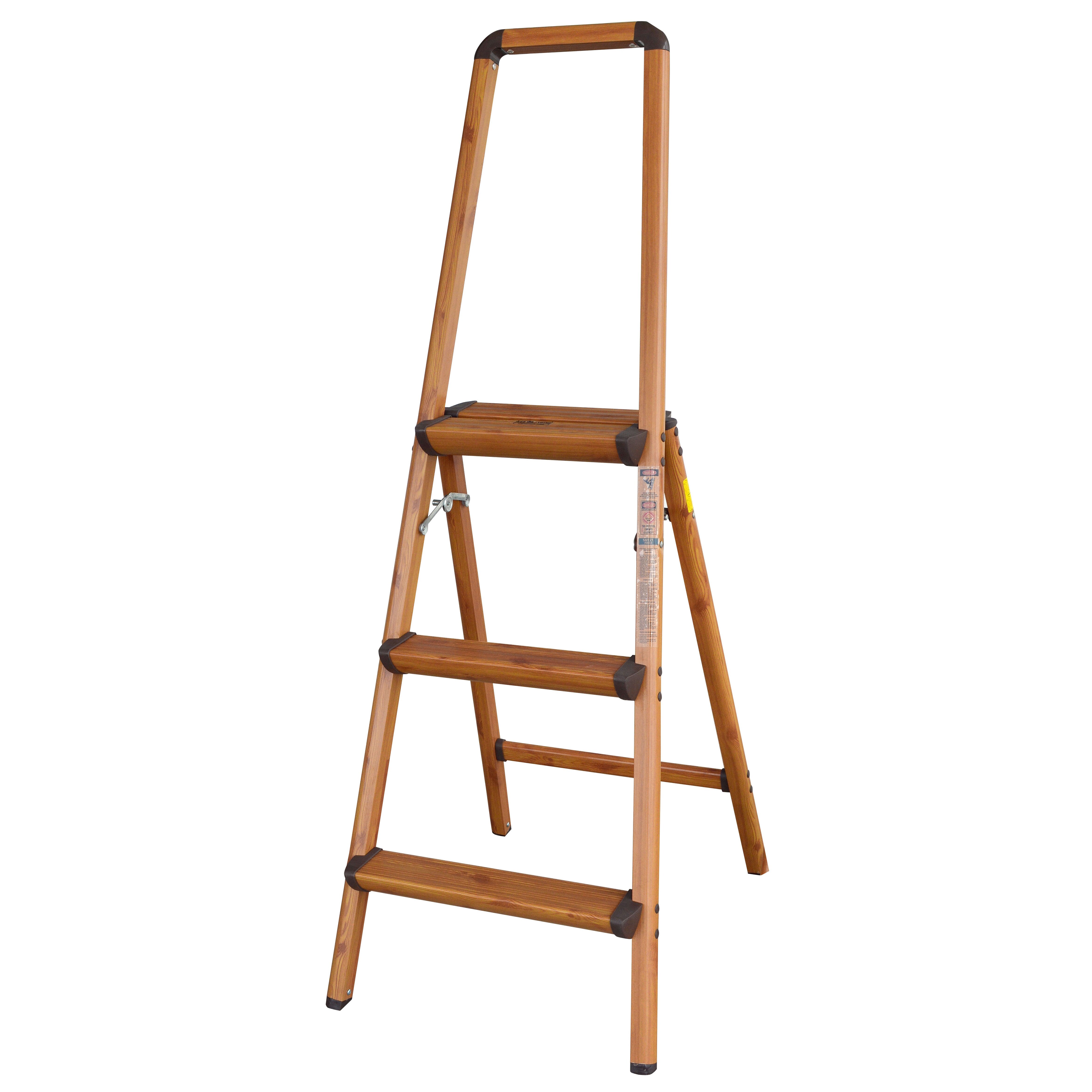 Buffalo Tools AmeriHome 5 Ft. Aluminum Lightweight Step Ladder with 225 ...