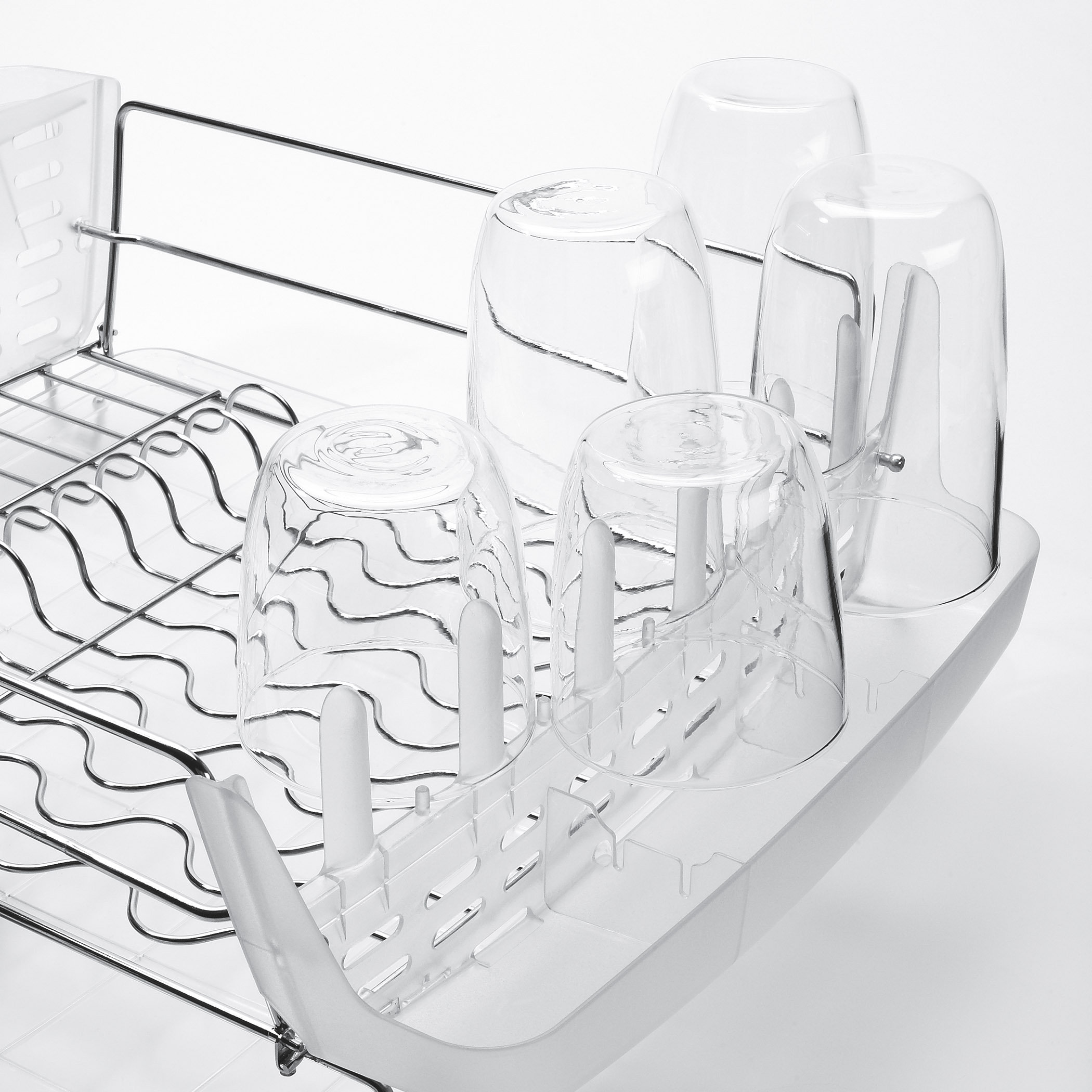 OXO Good Grips Folding Stainless Steel Dish Rack & Reviews Wayfair