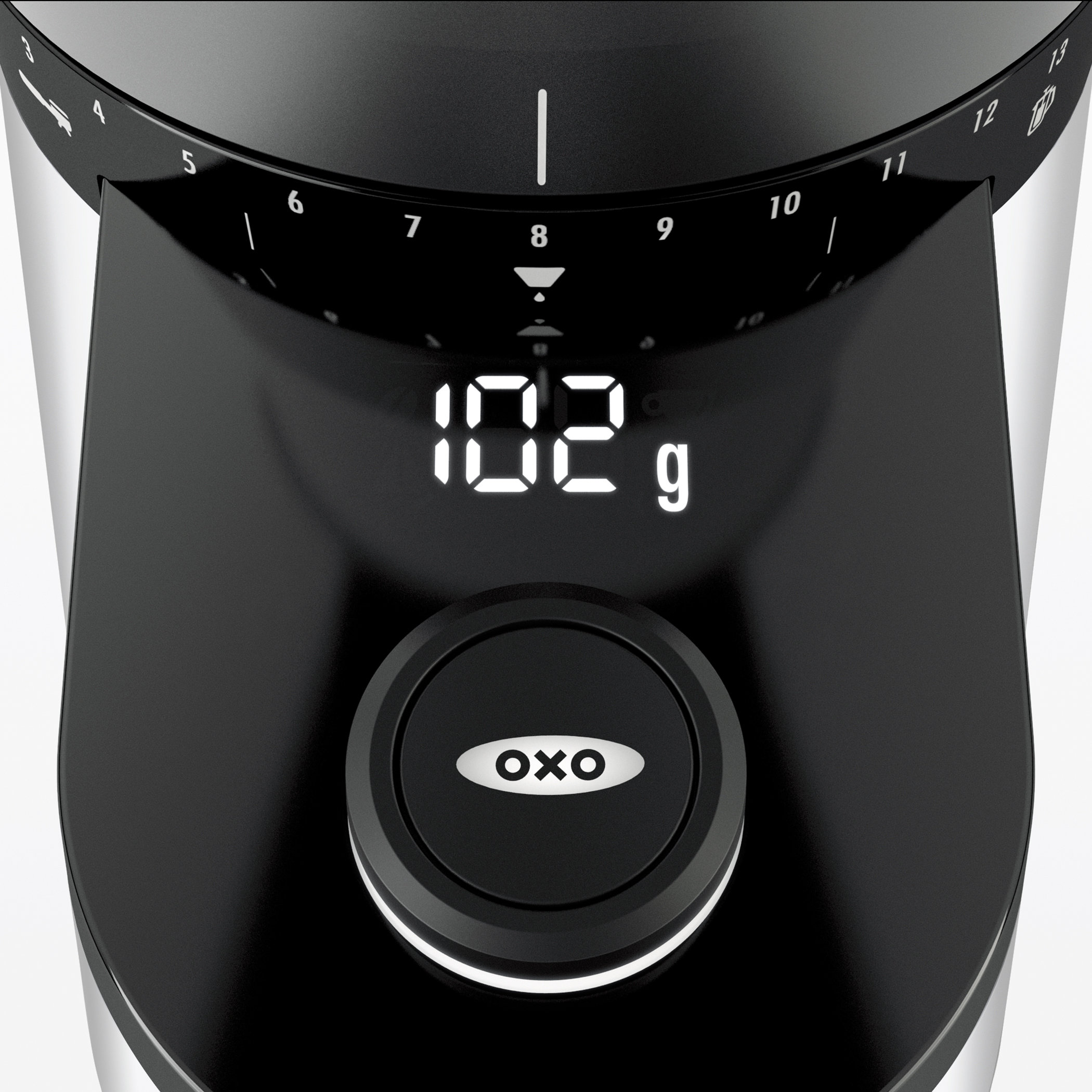 OXO On Barista Brain Conical Burr Grinder with Integrated Scale