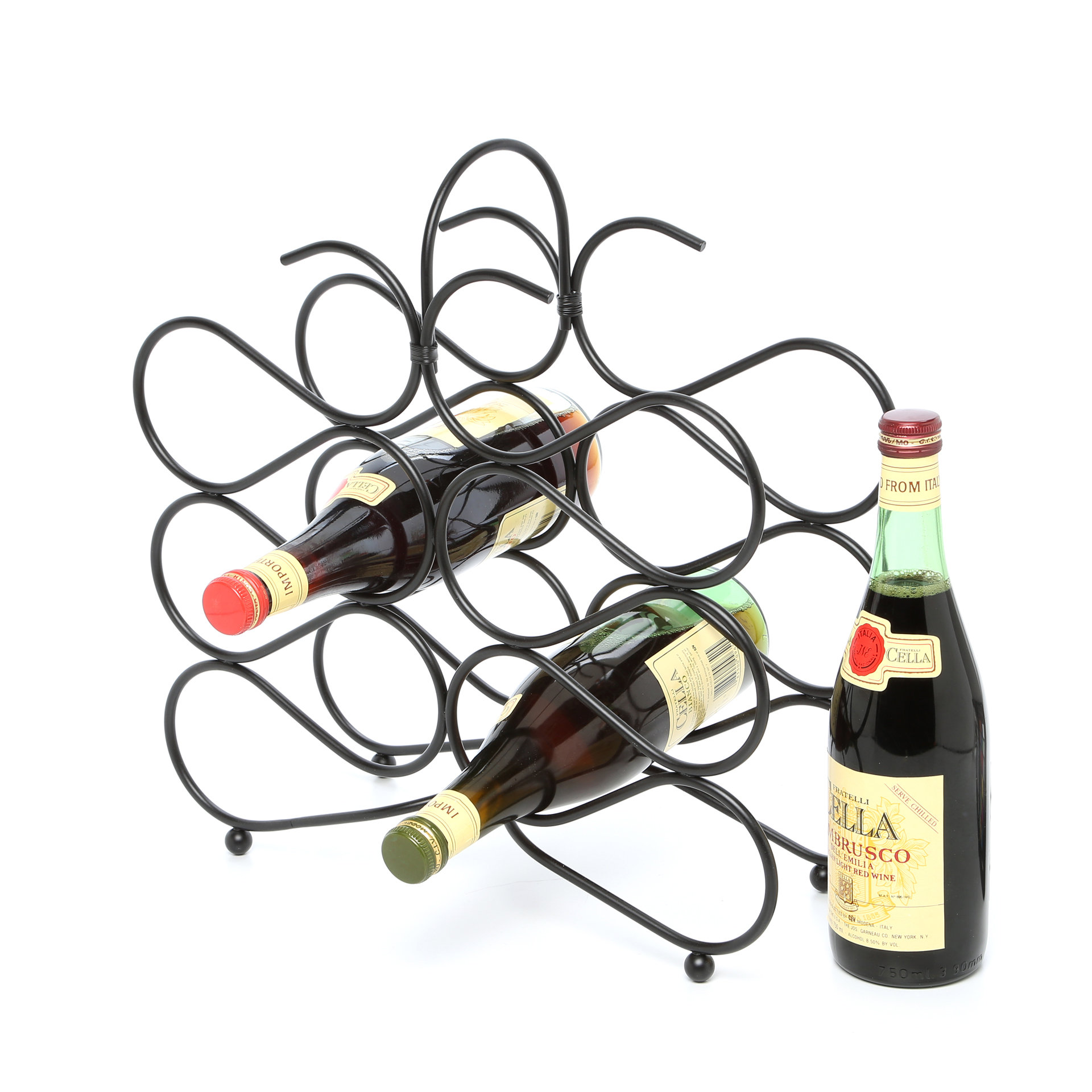 Spectrum Diversified Scroll 12 Bottle Tabletop Wine Rack & Reviews