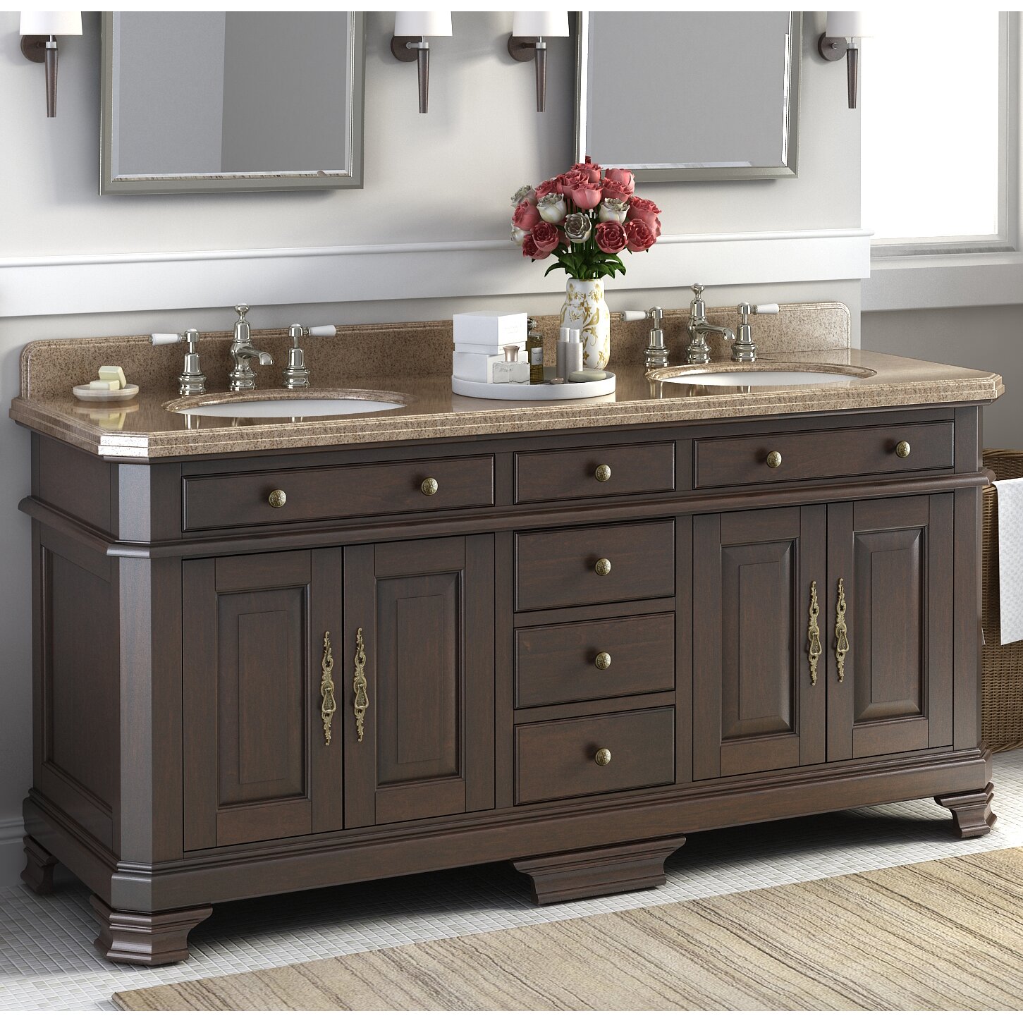 Choose board vanity bathroom