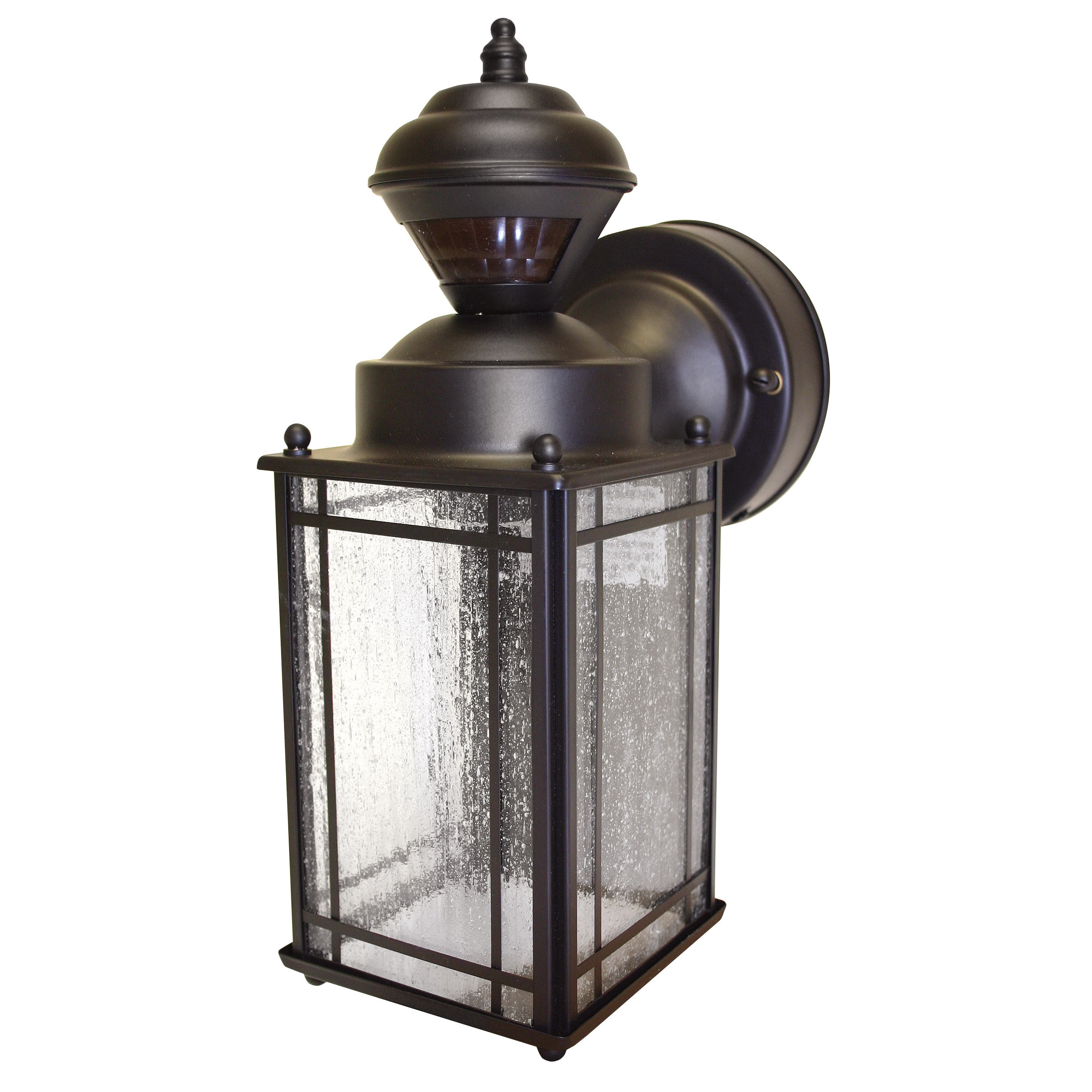 HeathZenith Motion Activated 1 Light Outdoor Wall Lantern & Reviews