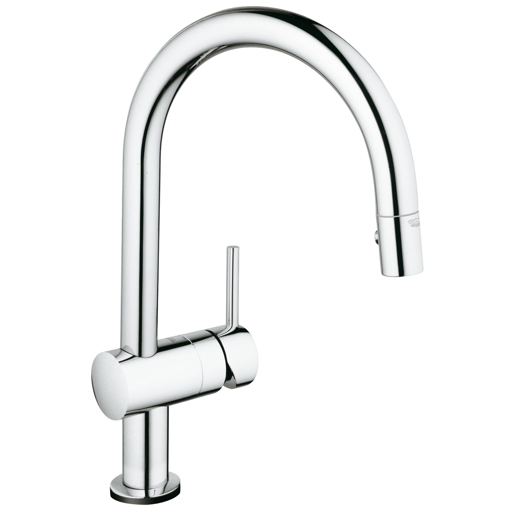 Grohe Minta Touch Single Handle Single Hole Standard Kitchen Faucet With Touch Control 