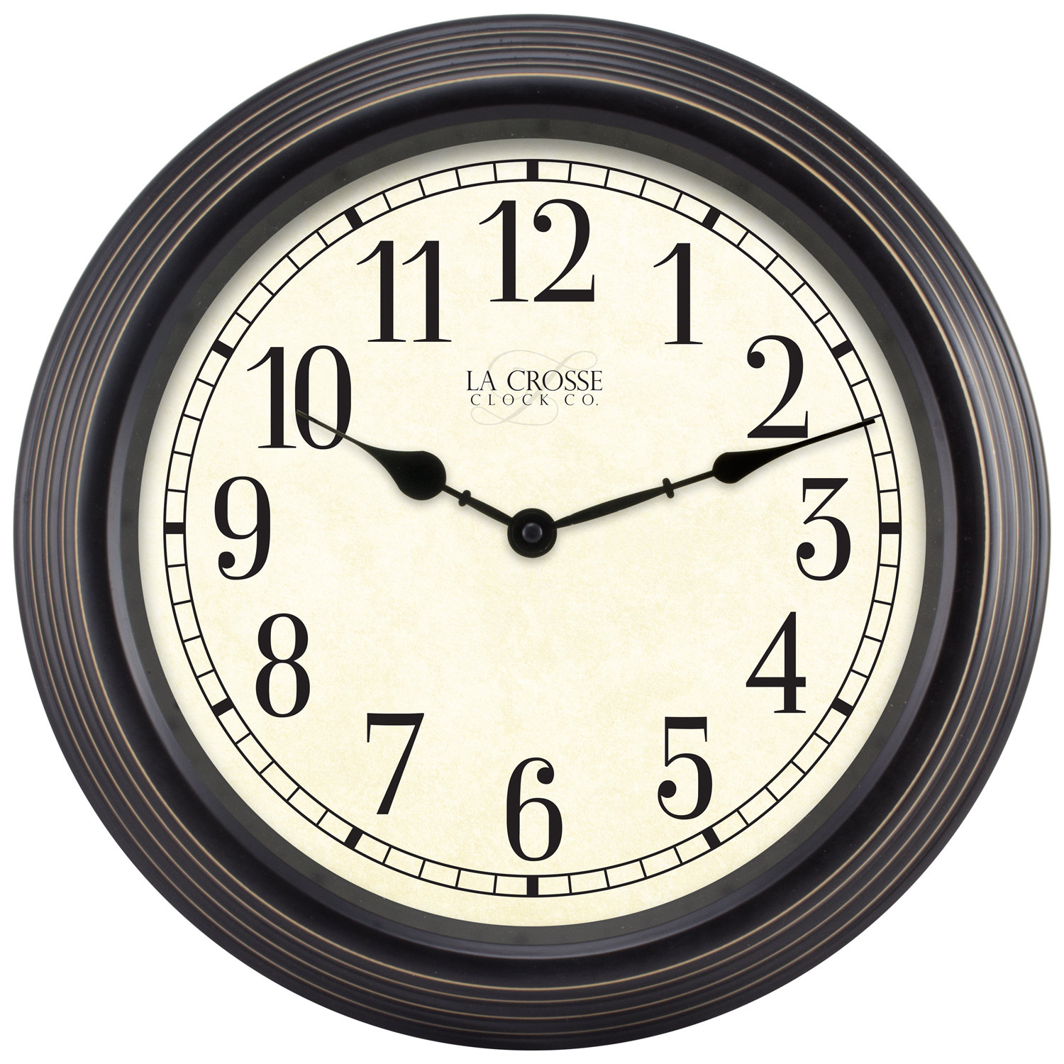 La Crosse Technology 15" Antique Analog Wall Clock Wayfair