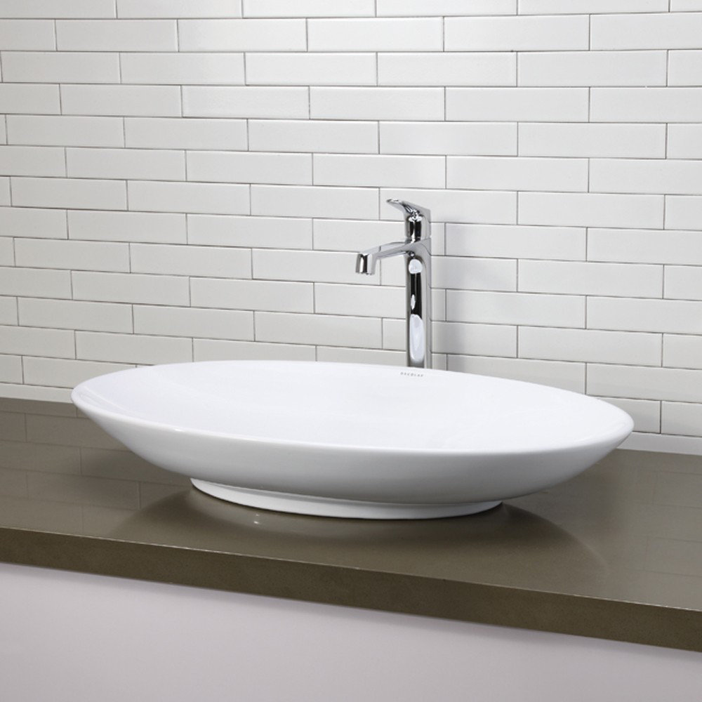 DECOLAV Classically Redefined Oval Vessel Bathroom Sink & Reviews Wayfair