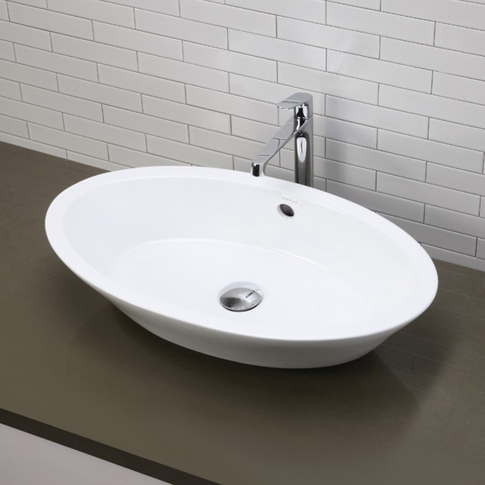 DECOLAV Classically Redefined Oval Vessel Bathroom Sink & Reviews Wayfair