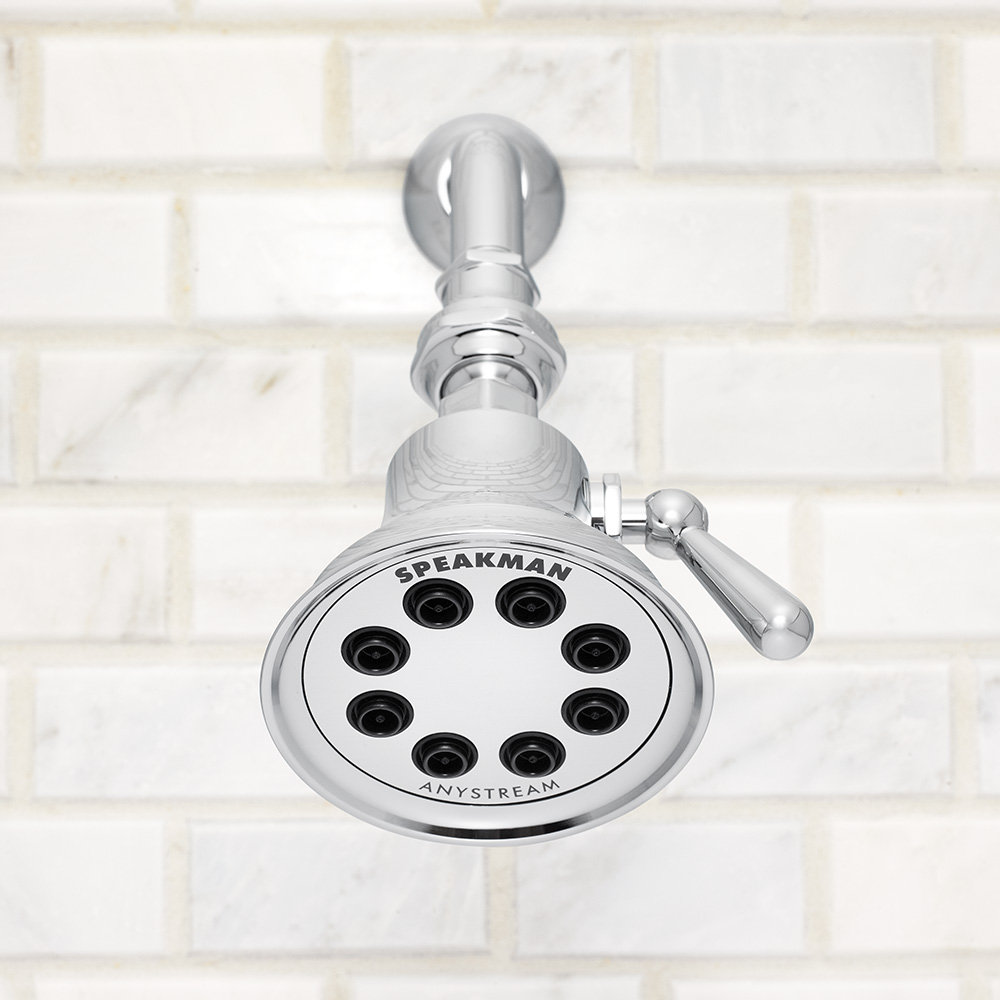 Speakman Retro 8 Jet 2.5 GPM Shower Head & Reviews Wayfair