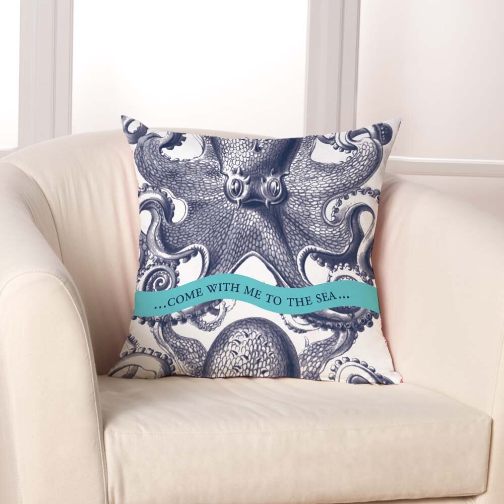 octopus flip pillow