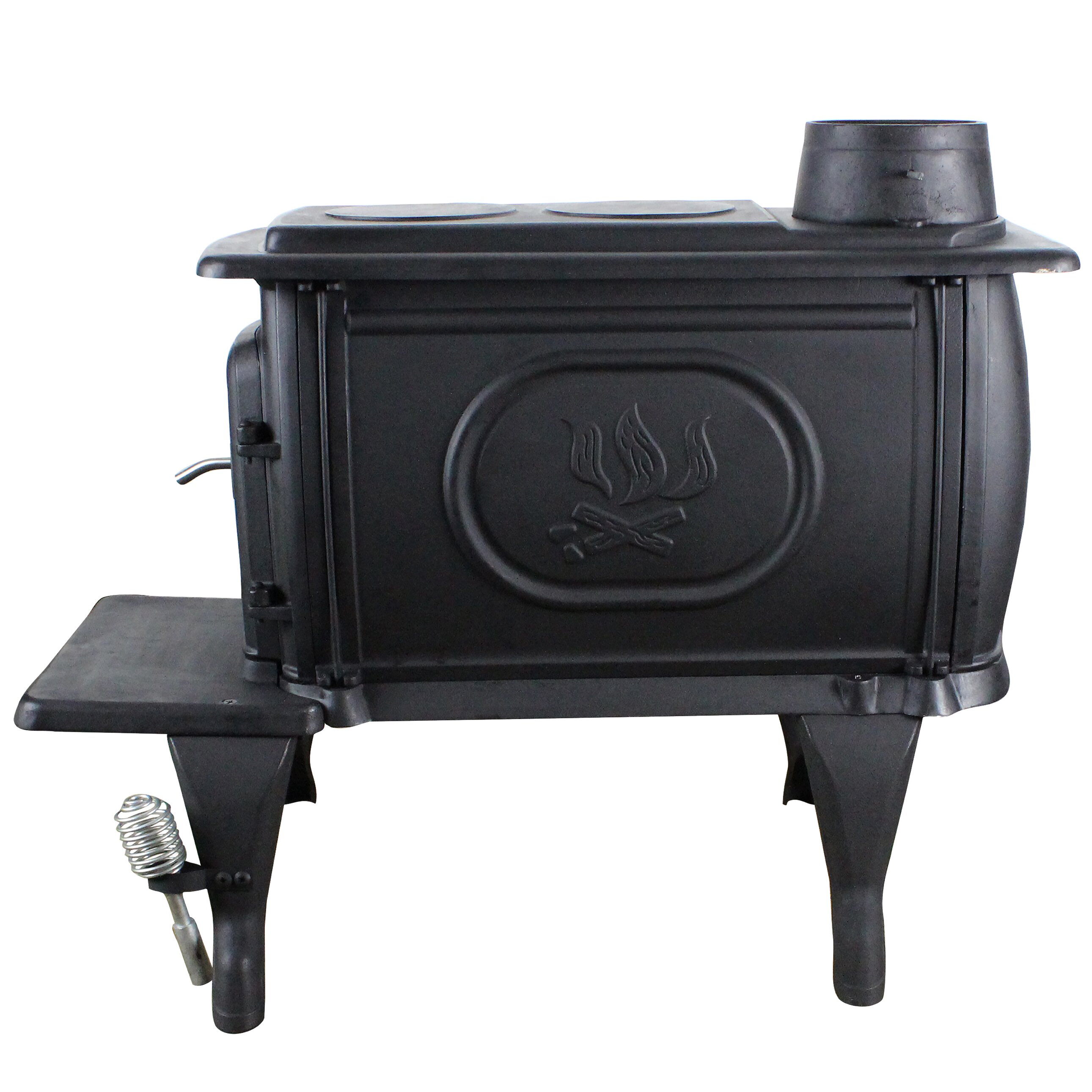 US Stove EPA Certified Cast Iron Log 900 Square Foot Wood ...
