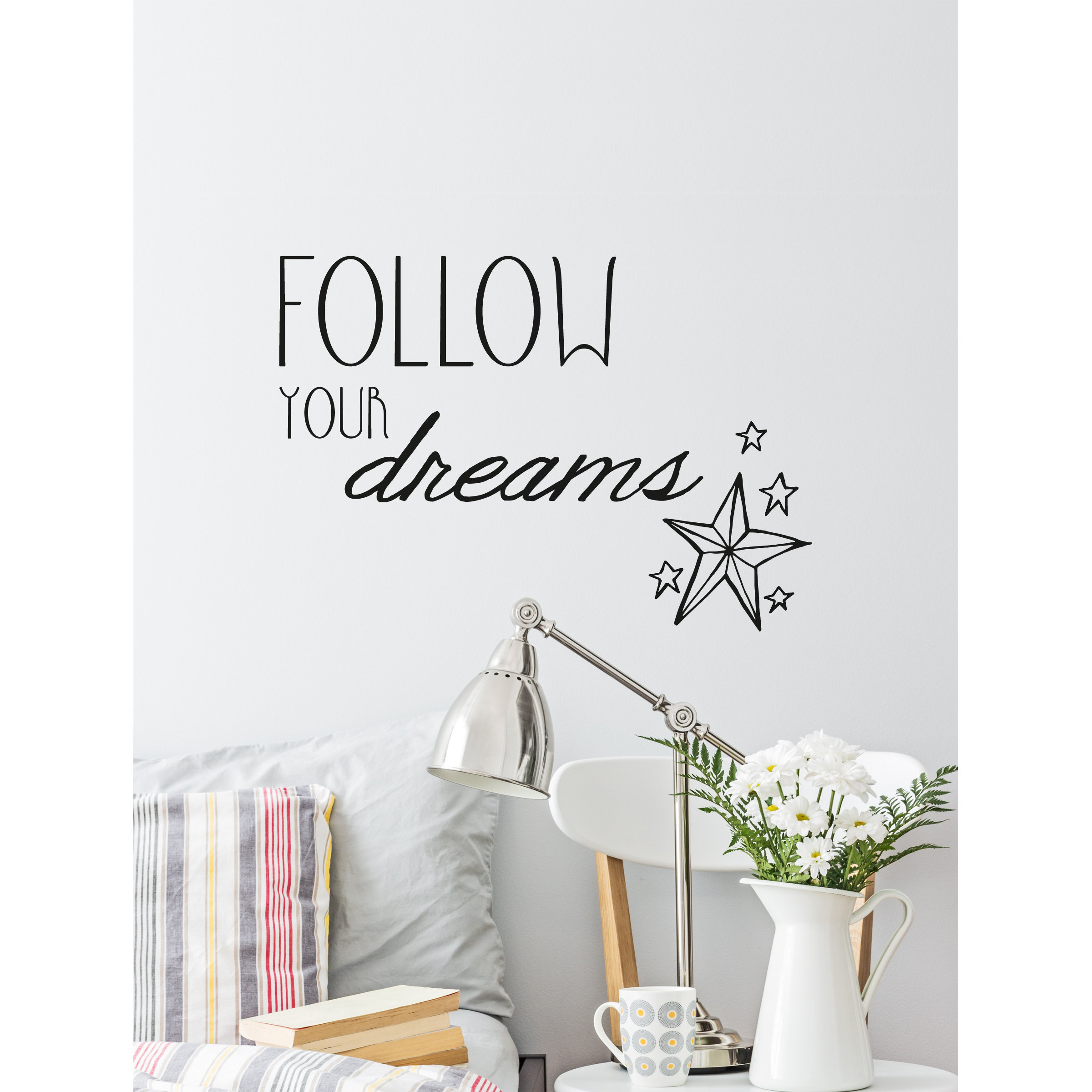 ADZif Blabla Follow Your Dreams EN Wall Decal Wayfair