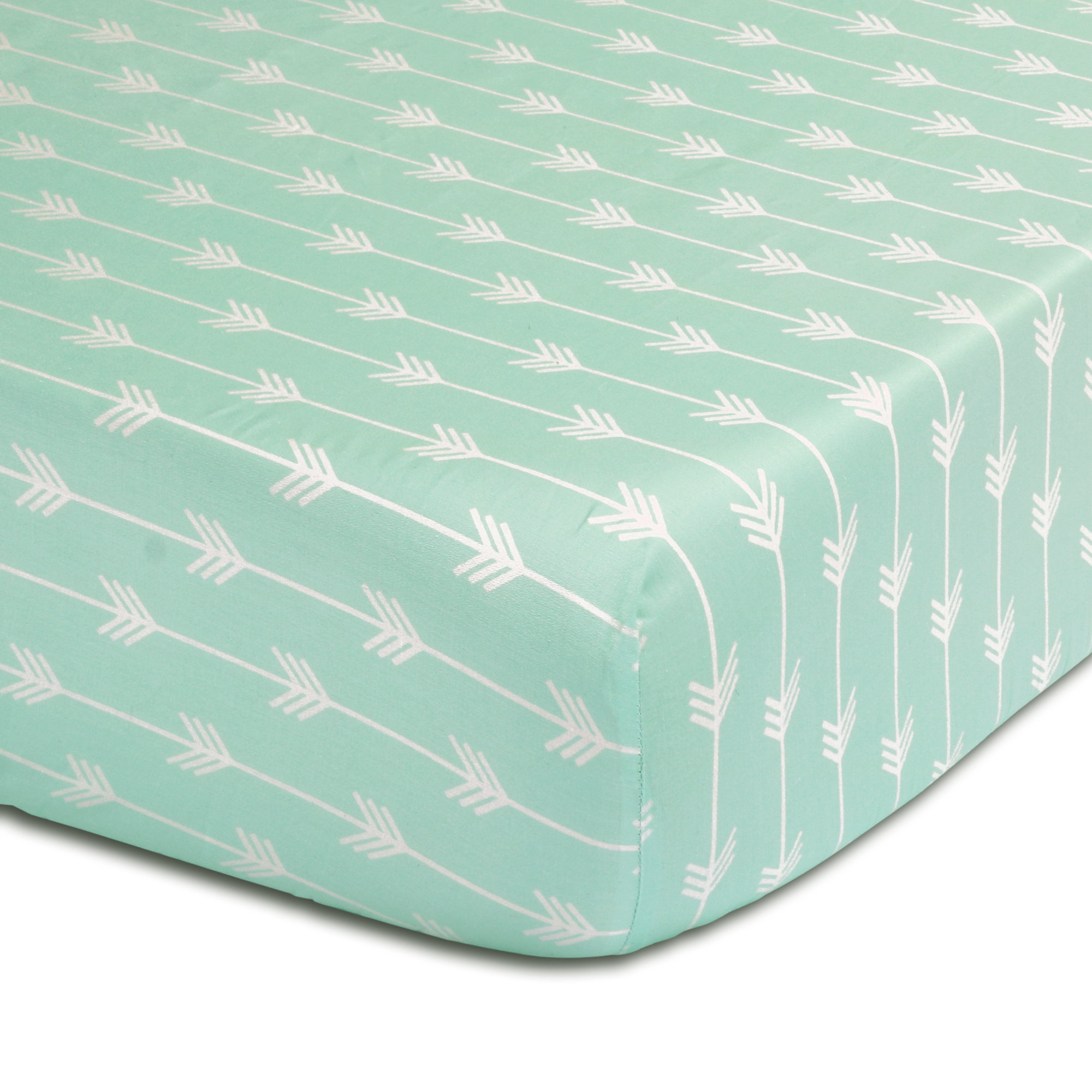 The Peanut Shell Playful Wave Patchwork 7 Piece Crib Bedding Set Wayfair